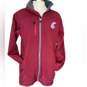 WASHINGTON STATE COUGARS (WSU) Collegiate Crimson Jacket